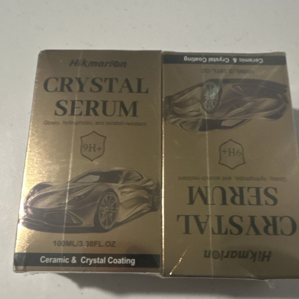 Hikmarion Crystal Serum 100ml, 2 Pack. Ceramic & Crystal Coating: BRAND NEW